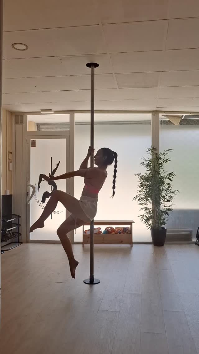 Momento de entrenamiento en la barra